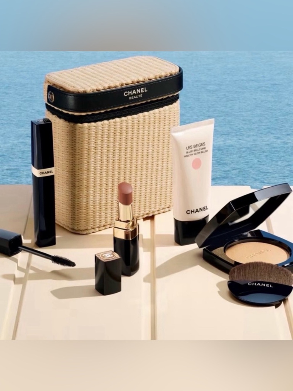 NEW CHANEL LIMITED EDITION Les Beiges Lipstick & Healthy Glow Balm in Beige Nude - Picture 9 of 10